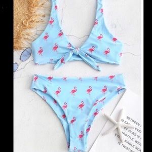 Zaful Flamingo Bikini NWT